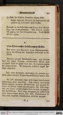 4. Von Chlodowich's Bekehrungsgeschichte