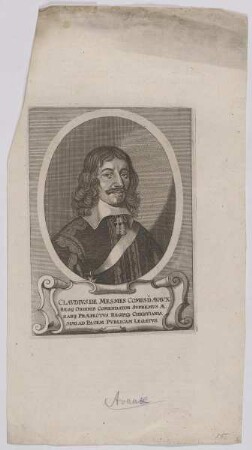 Bildnis des Clavdivs de Mesmes d'Avavx