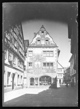 Brückengasse mit Götzelmann´schem Haus Richtung Marktplatz
