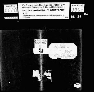 Kriegsstammrolle der Leichten Munitionskolonne Nr. 840