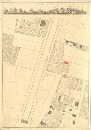 Braunmühl, Anton von; München, Schwabinger Landstr.; Villa - Lageplan