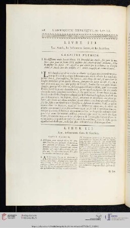 Livre III / Liber III