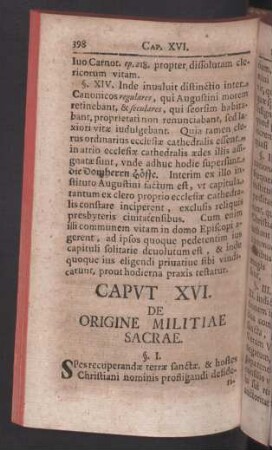 Caput XVI. - XXII.