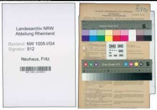 Entnazifizierung Fritz Neuhaus , geb. 05.09.1914 (Angestellter)