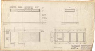Schneider - Esleben, Paul; Düsseldorf, Berger Allee 25; Mannesmann-Hochhaus, Konzernzentrale der Mannesmann AG, Erweiterung - Pförtnertisch (Übersicht)