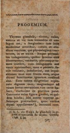 Diss. inaug. physiol. sistens opinionum de thymi functione breve examen