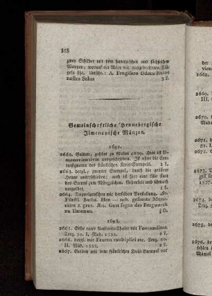 Gemeinschaftliche Hennebergische Ilmenauische Muenzen.