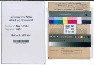 Entnazifizierung Wilhelm Heibach , geb. 31.05.1903 (Angestellter)