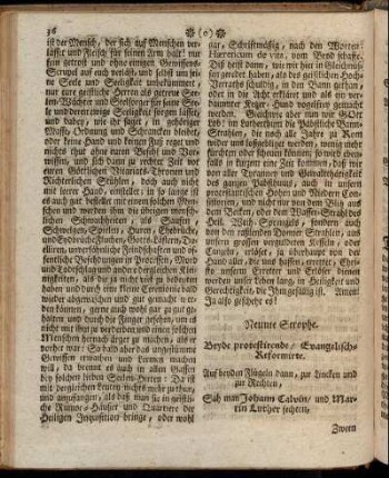 Neunte Strophe. - Zehende Strophe.