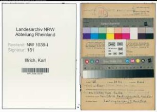 Entnazifizierung Karl Ilfrich , geb. 03.02.1904 (Arbeiter)