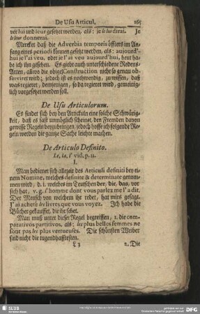 De Usu Articulorum