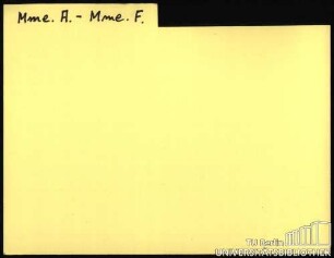 ROSA/ROSE: Sorten MME A-MME F