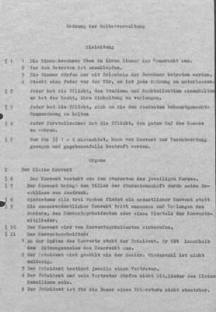 Ordnung der Selbstverwaltung