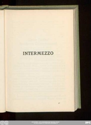Intermezzo