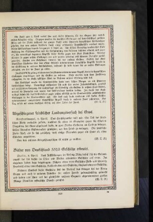 Abgeschlagener feindlicher Landungsversuch bei Enos.