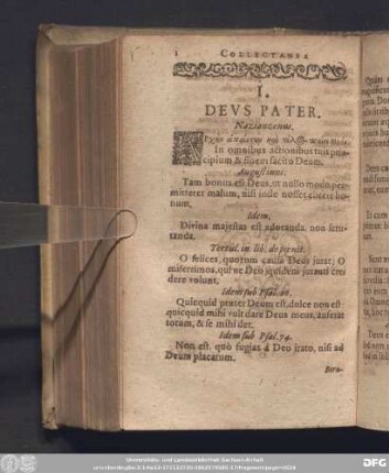 1. Deus Pater.