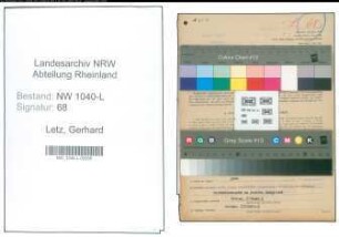 Entnazifizierung Gerhard Letz , geb. 25.02.1910 (Rechtsberater)
