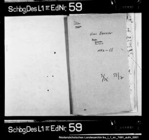 Schuldensachen des Hans Barner