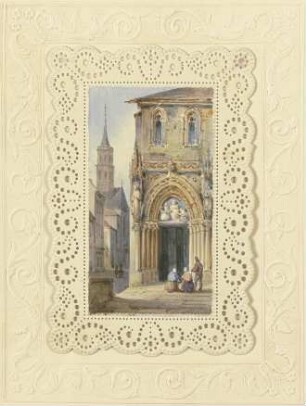 Portal einer gotischen Kirche