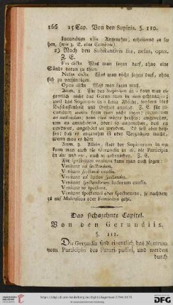 Das sechszehnte Capitel: Von den Gerundiis