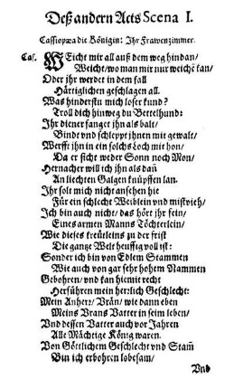 Deß andern Acts [...]
