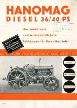 Moderne und wirtschaftliche Schlepper