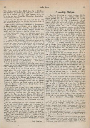 486-487 Literarische Notizen