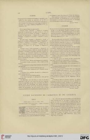Guide raisonné de l'amateur et du curieux