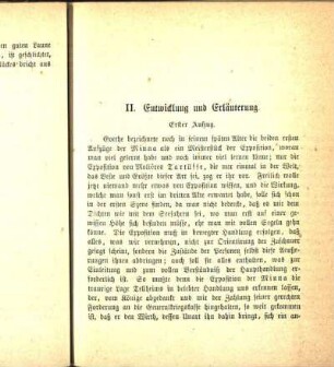II. Entwicklung und Erläuterung.