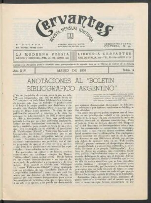 Anotaciones al "Boletín bibliográfico argentino"
