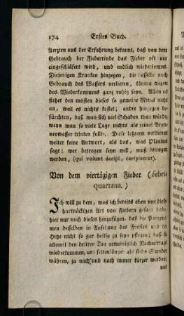 174-181, Von dem viertägigen Fieber (febris quartana)