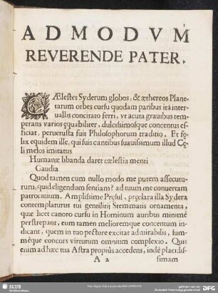 Admodum reverende pater
