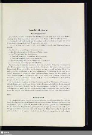 Vaskuläre Geräusche