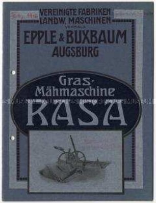 Grasmähmaschine Typ "Rasa"