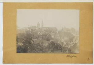 Weinheim: Ansicht (aus: Skizzen- und Fotoalbum 24)