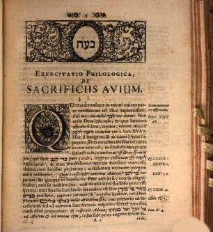 Diss. inaug. philol. de sacrificiis avium