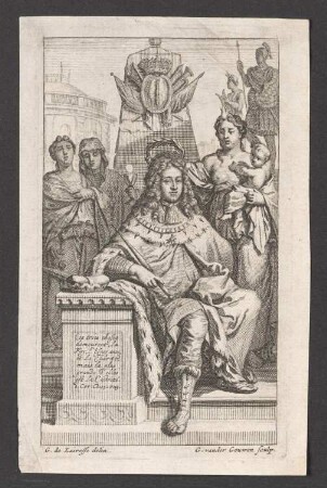 Porträt Georg I., König von Großbritannien (1660-1727)