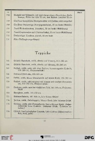 Teppiche (Nr. 765-776)
