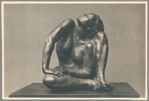 Hockende, 1928, Bronze