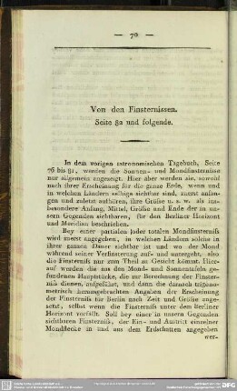 Von den Finsternissen