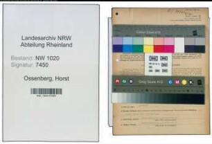 Entnazifizierung Horst Ossenberg , geb. 25.06.1918 (Architekt)