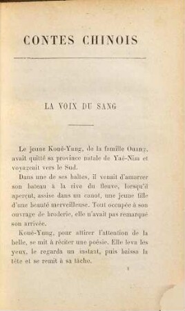 Contes Chinois