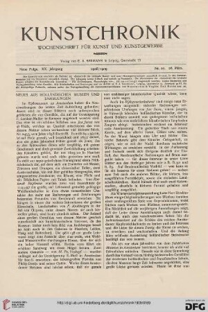 Heft 20 (26. März 1909)