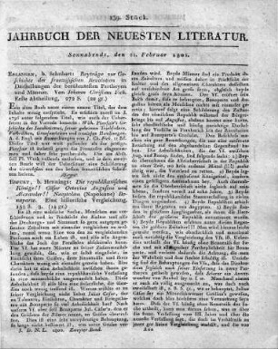 1801-02-21 : 139. Stück