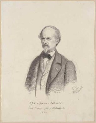 Bildnis Hefner-Alteneck, Jakob Heinrich von (1811-1901), Historiker, Kunsthistoriker, Graphiker