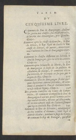 Du Cinquiesme Livre.