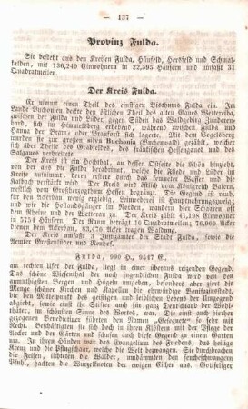 Provinz Fulda.