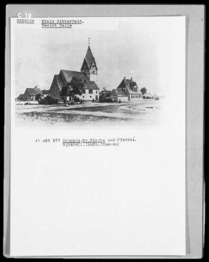 Greppin; Evangelische Kirche und Pfarrei