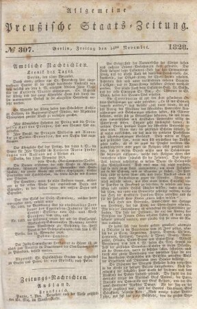 Allgemeine preußische Staats-Zeitung