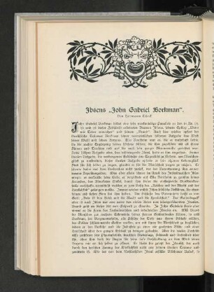 Ibsens "John Gabriel Borkman"